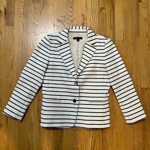 Black and white Ann Taylor Blazer